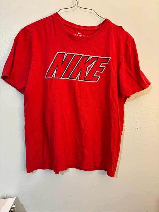Nike Other - Nike Red Short-Sleeve Logo Tee